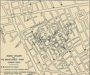 John Snow's cholera map